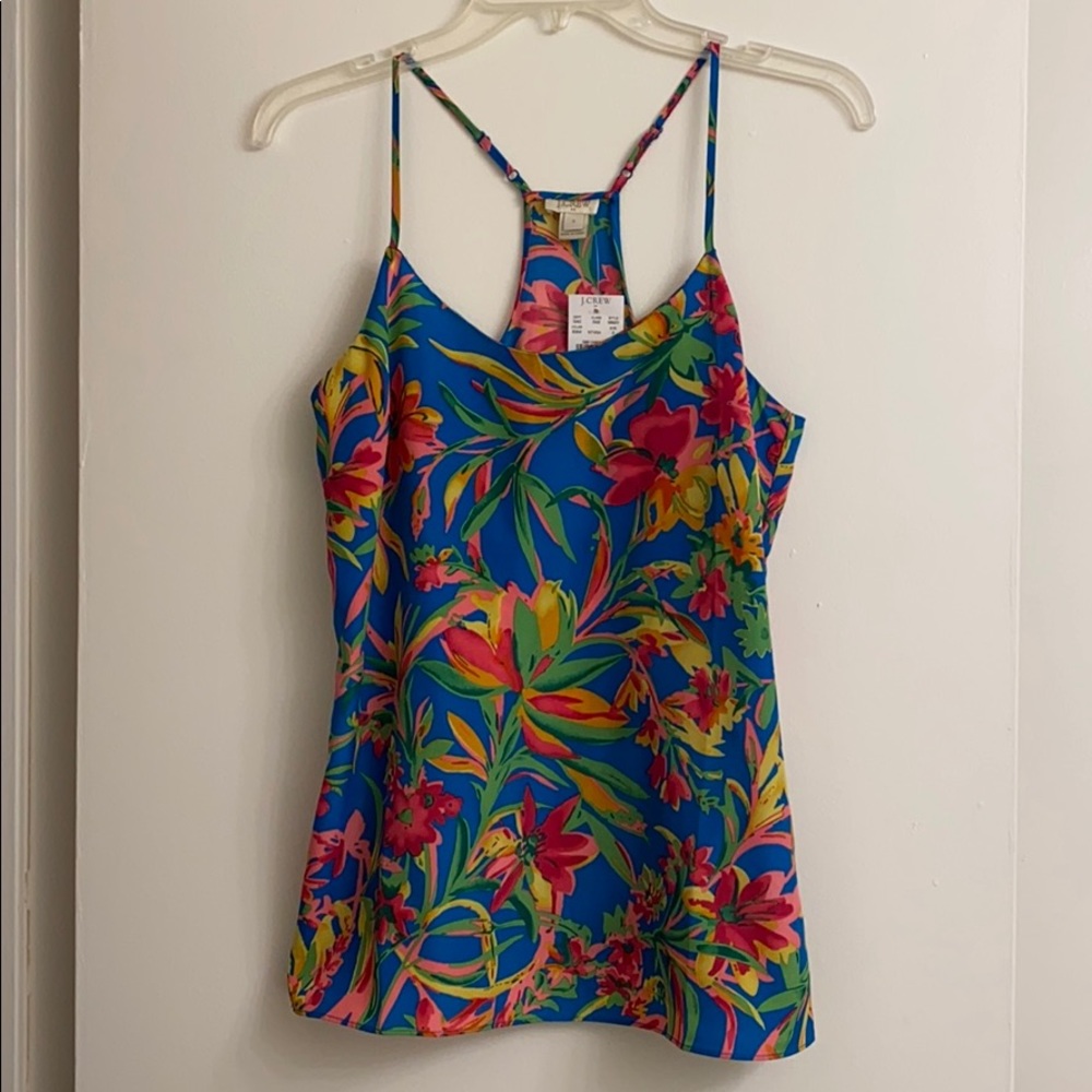 NWT J. Crew Tropical Cami 🌺